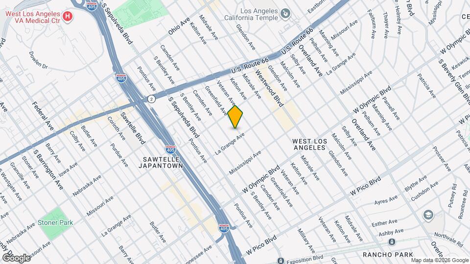 1947 Greenfield Ave Mapa y Detalles de la Ubicación