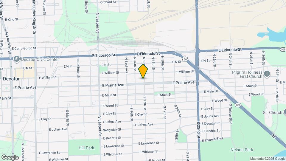 249 N 17th St Map and Location Details