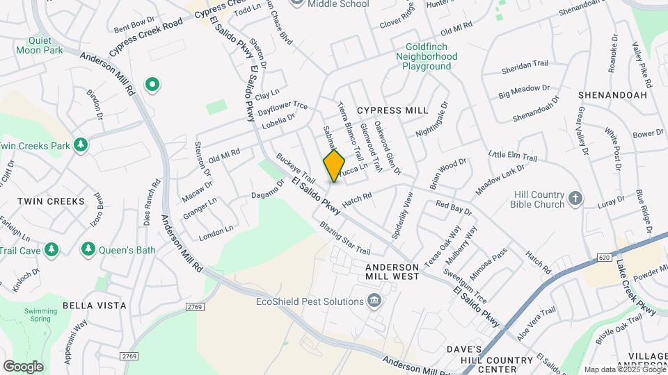 2905 Aster Pass Map and Location Details