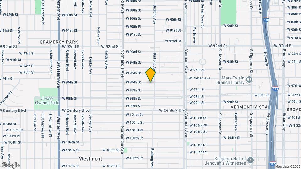 1212 W 96th St Map and Location Details