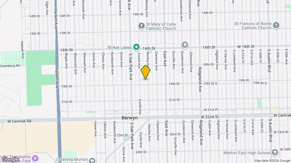 1846 Wesley Ave, Unit Unit Map and Location Details