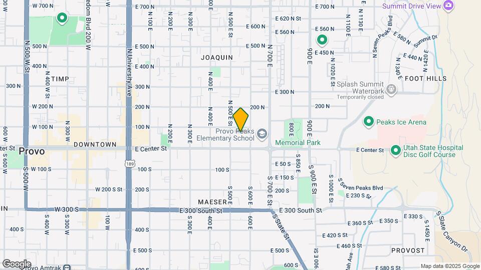 Halladay 550 E 100 N Map and Location Details