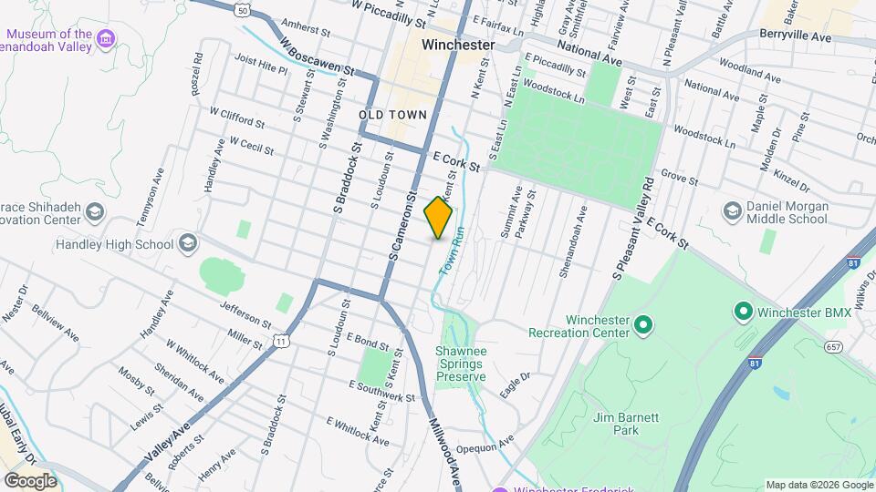 520 S Kent St Map and Location Details