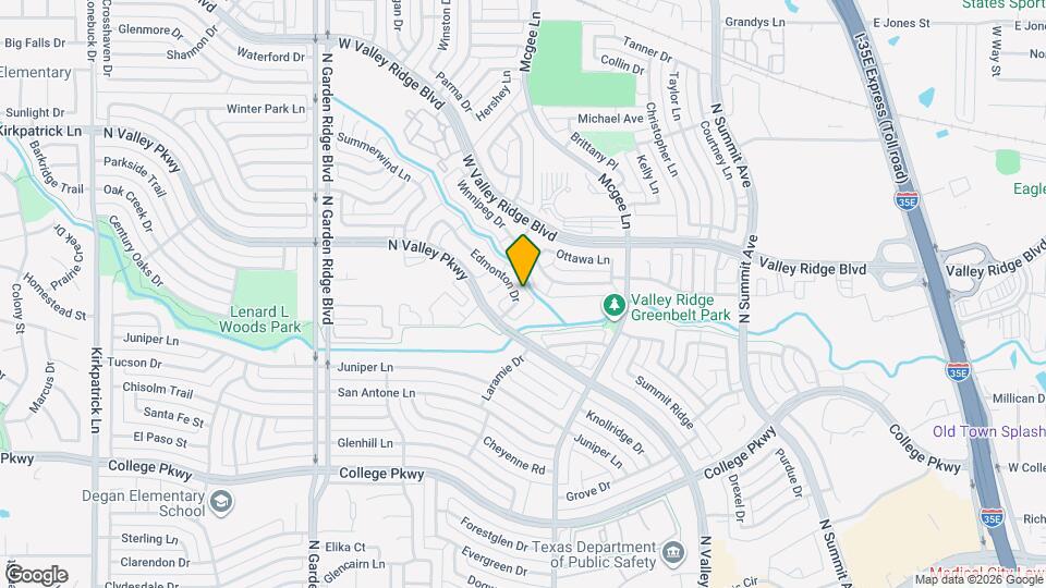 1343 Edmonton Dr Map and Location Details