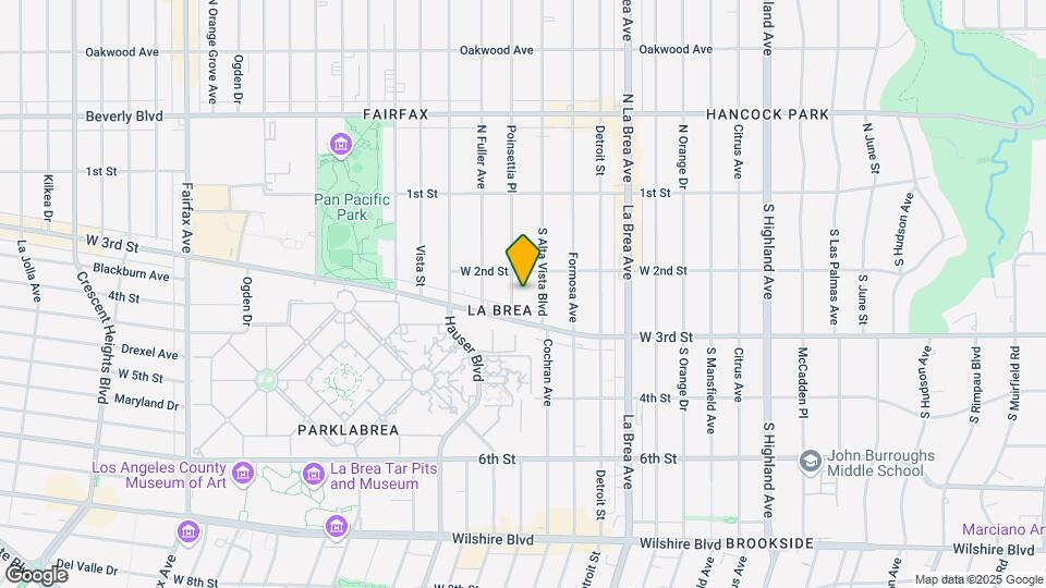 220 S Poinsettia Pl Map and Location Details