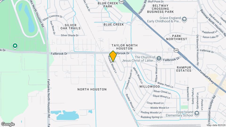 8022 Bunker Wood Ln Map and Location Details