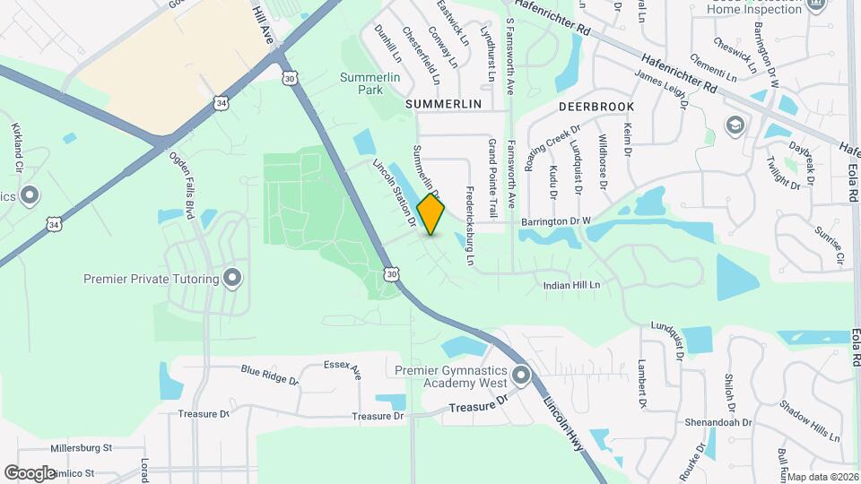 617 Lincoln Station Dr Mapa y Detalles de la Ubicación