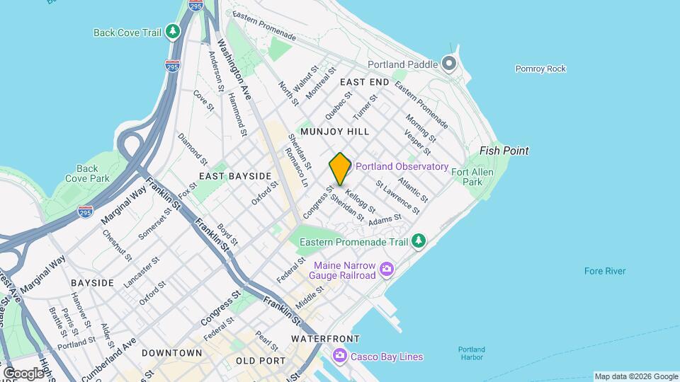 66 Kellogg St, Unit Unit B Map and Location Details