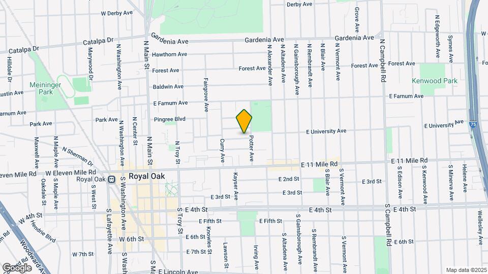 715 E University Ave Map and Location Details