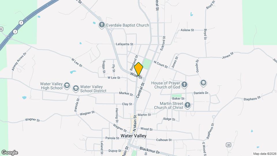 912 N Main St Map and Location Details