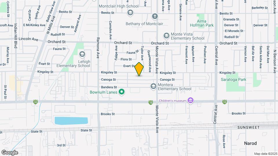 4772 Canoga St Map and Location Details