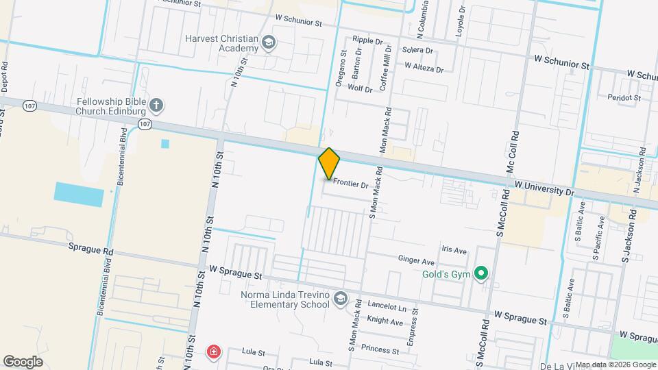 3836 Frontier Dr Map and Location Details