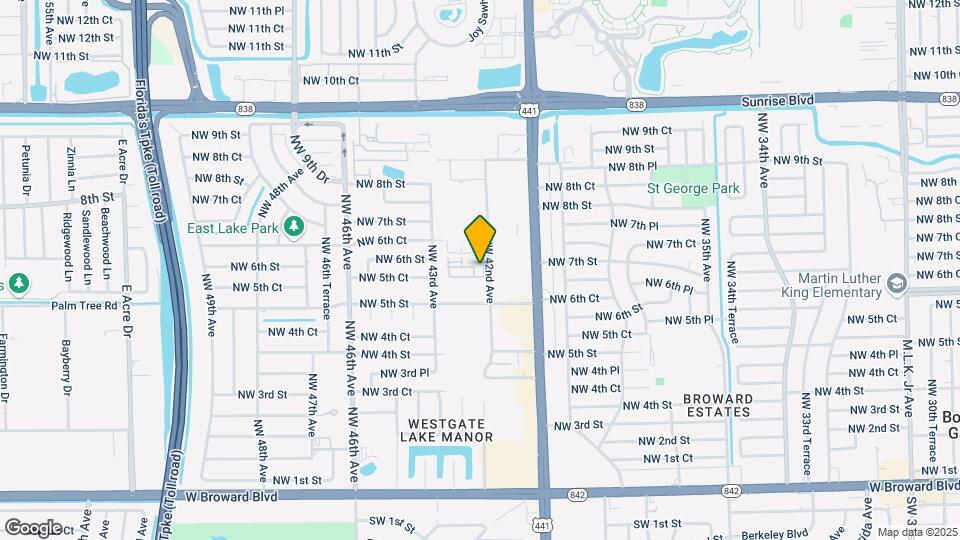 601 NW 42nd Ave Map and Location Details