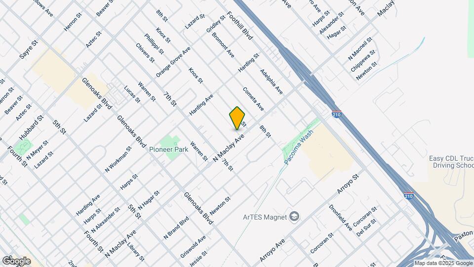 1101 N Maclay Ave Map and Location Details