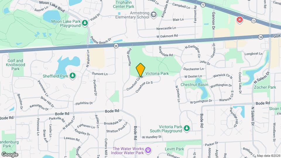 1551 Crowfoot Cir N Map and Location Details