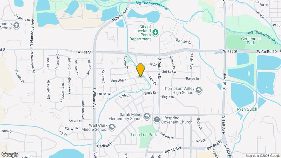 2348 Forsythia Ct Map and Location Details