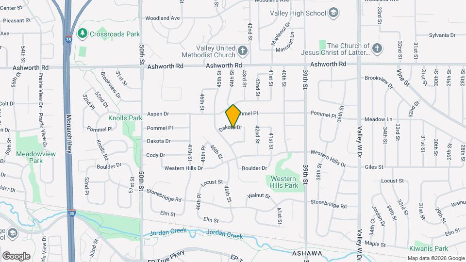 4308 Dakota Dr Mapa y Detalles de la Ubicación