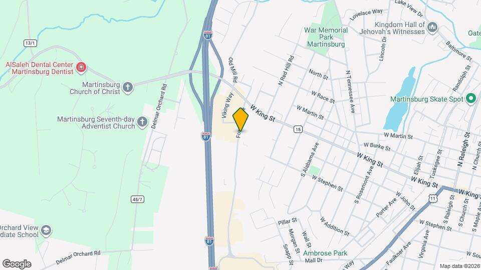 Foxcroft Village Apartments Map and Location Details