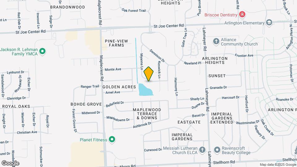 6810 Rosner Crossing Map and Location Details