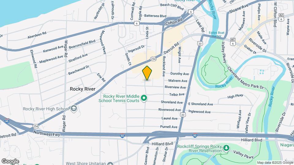 1531 Hampton Rd Map and Location Details