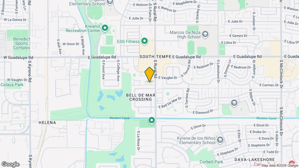 6624 S Palm Dr Map and Location Details