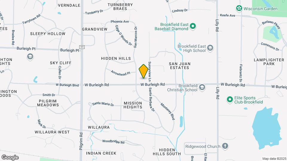 14860 W Burleigh Rd Map and Location Details