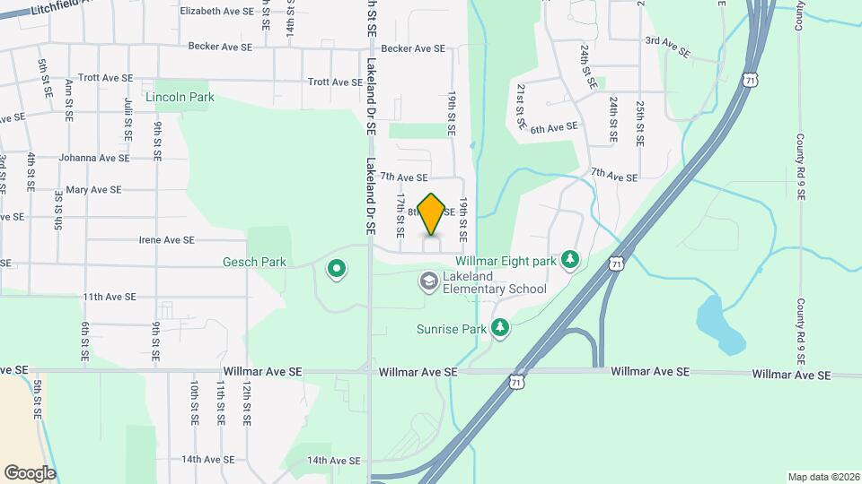1729 Emerald Trl SE Mapa y Detalles de la Ubicación