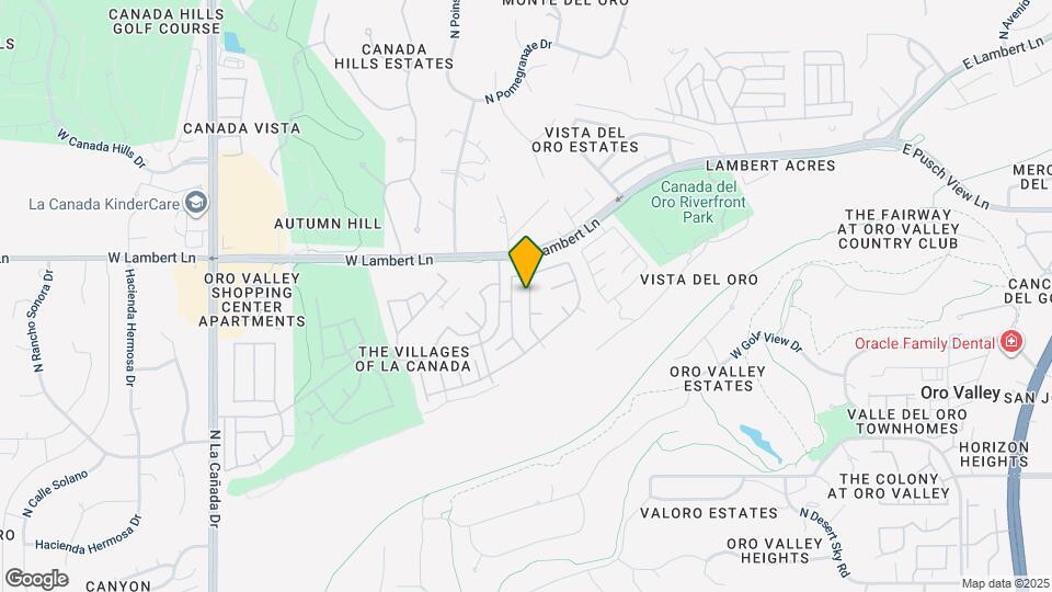 10327 N Mineral Spring Ln Map and Location Details