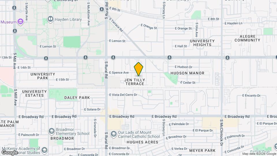 1414 S Jessica Ln Map and Location Details