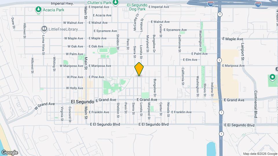 443 Lomita St Mapa y Detalles de la Ubicación