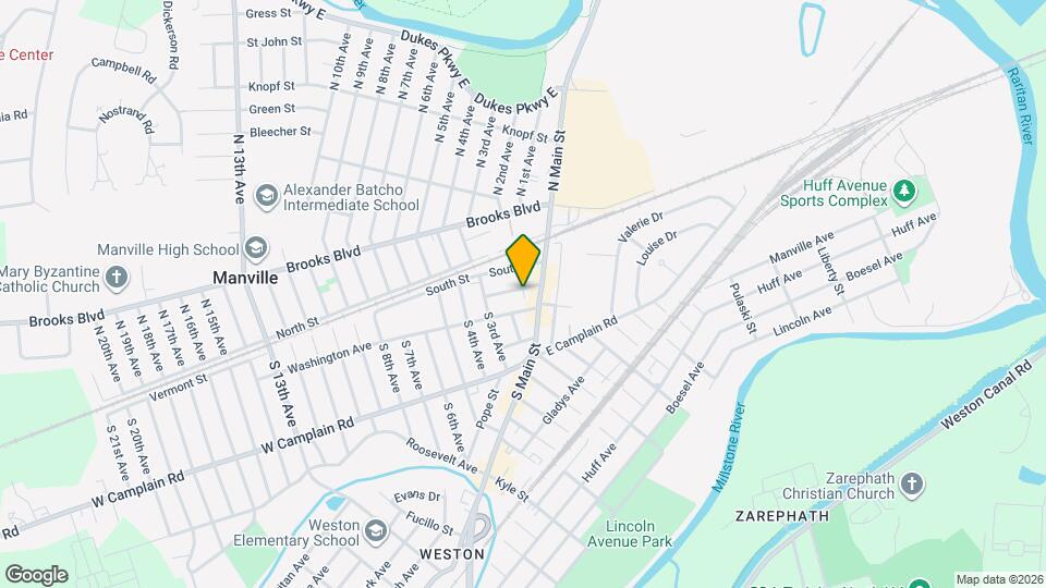 58 S Main St Map and Location Details