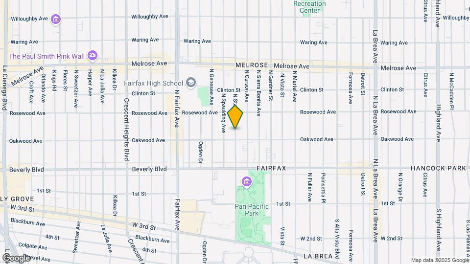 420 N Stanley Ave Map and Location Details
