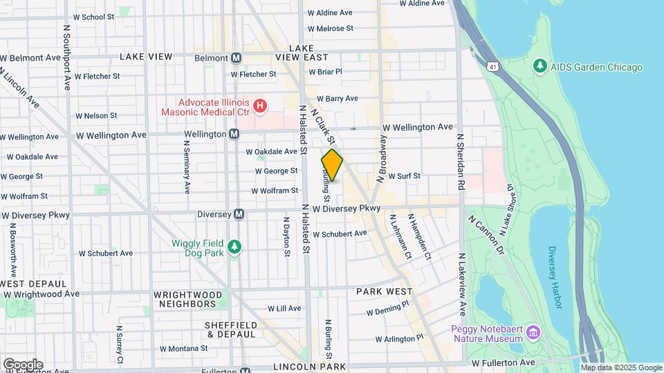 2831 N Burling St, Unit M03B Mapa y Detalles de la Ubicación