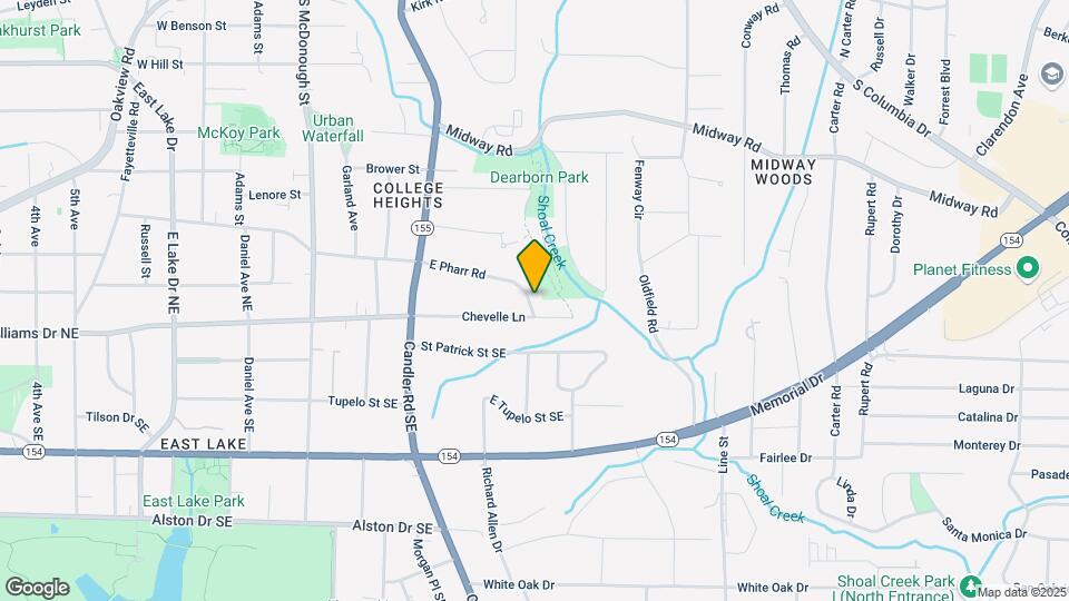 490 E Pharr Rd Map and Location Details
