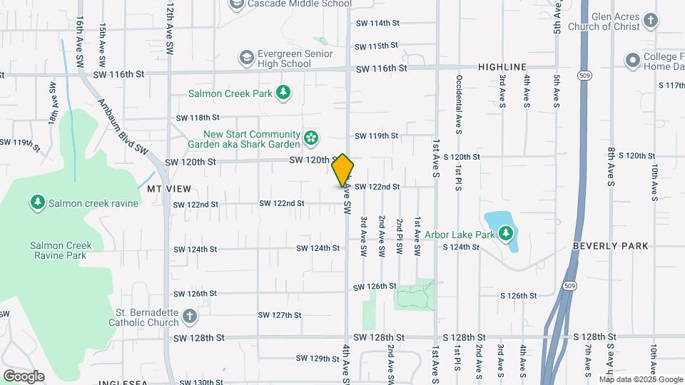 12119 4th Ave SW Map and Location Details