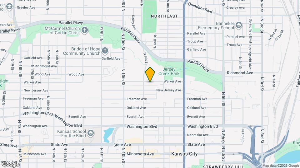 835 Walker Ave Mapa y Detalles de la Ubicación