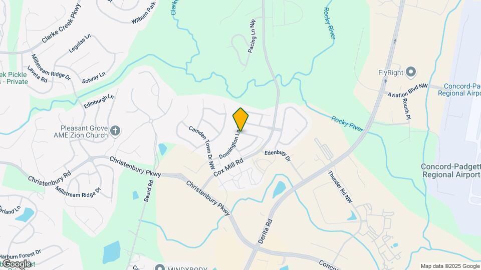 9590 Camberley Ave NW Mapa y Detalles de la Ubicación
