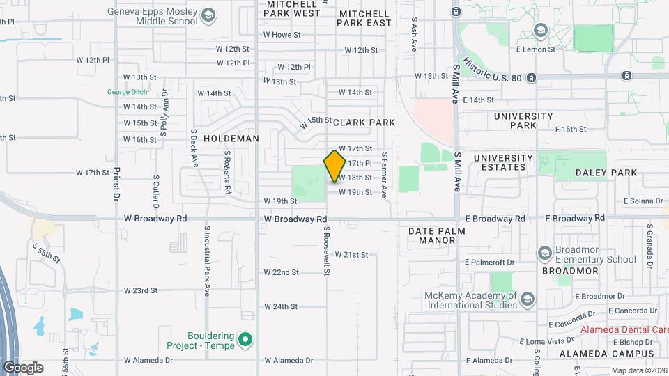 550 W 19th St Map and Location Details