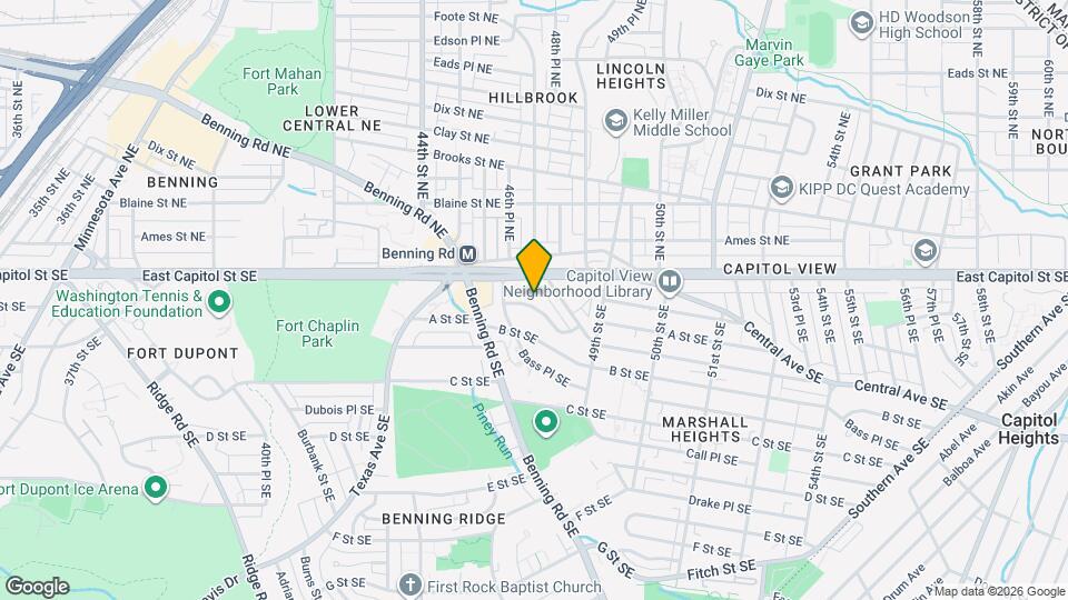 4632 A St SE Map and Location Details