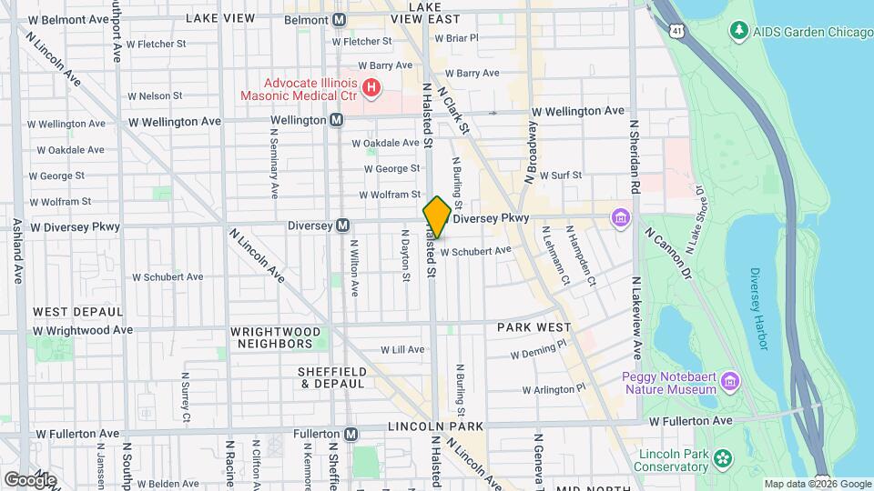 2707 N Halsted St Map and Location Details