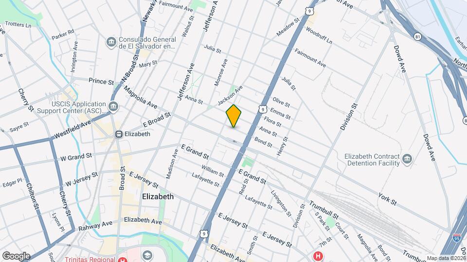 1028 Bond St Map and Location Details