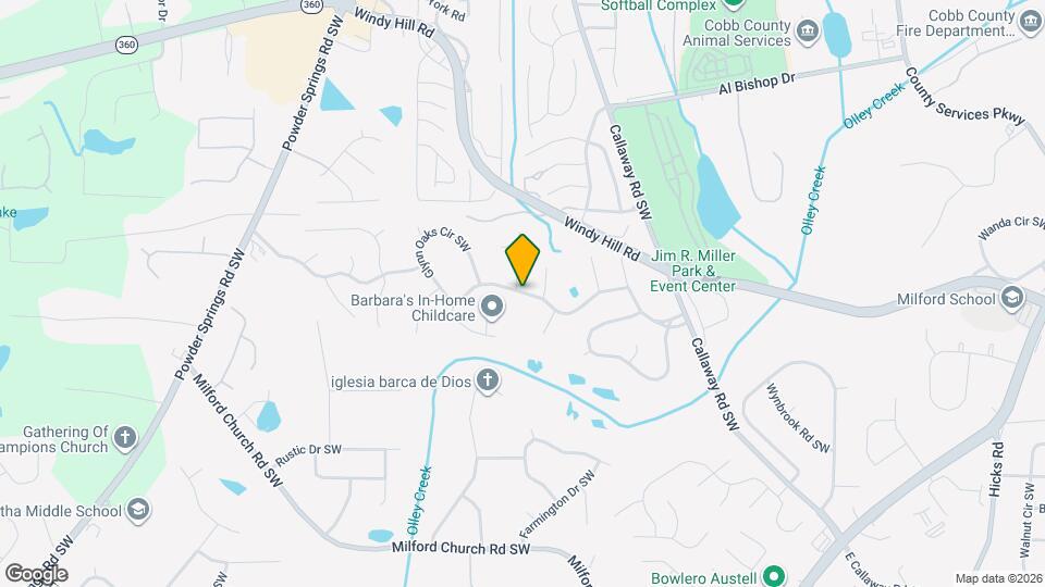 1411 Glynn Oaks Dr SW Map and Location Details