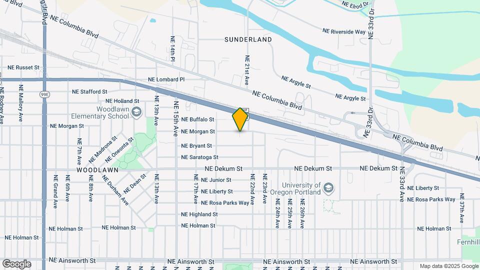 2038 NE Morgan St. A Map and Location Details
