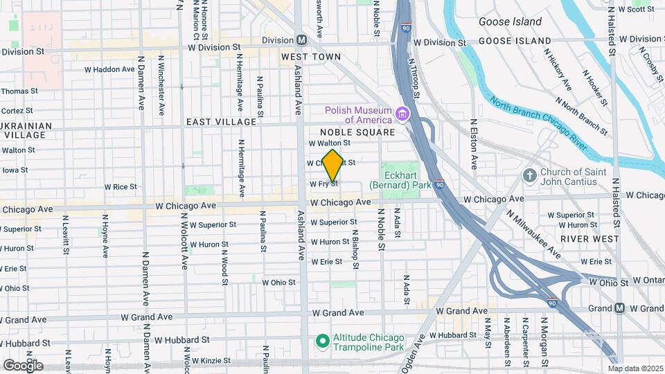 1511 W Fry St Mapa y Detalles de la Ubicación