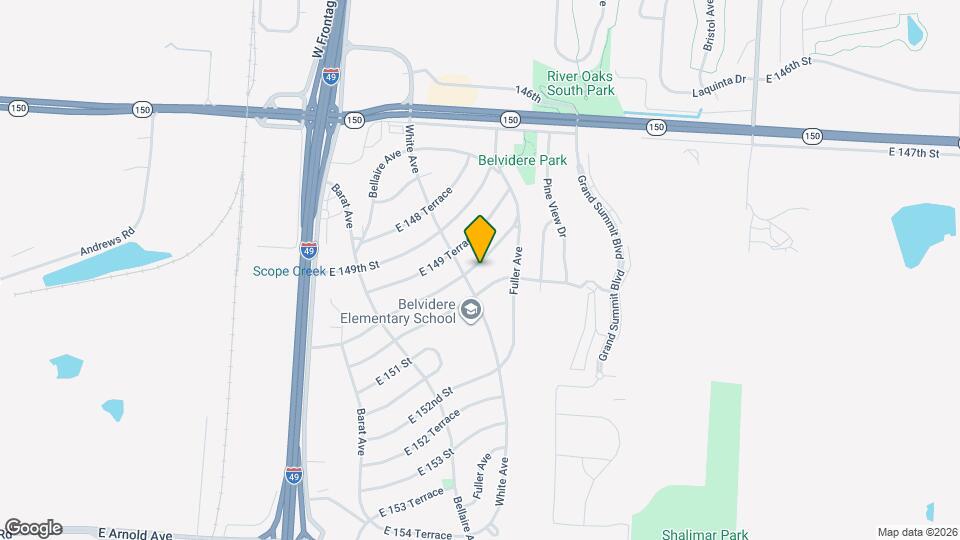 6405 E 150th St Map and Location Details