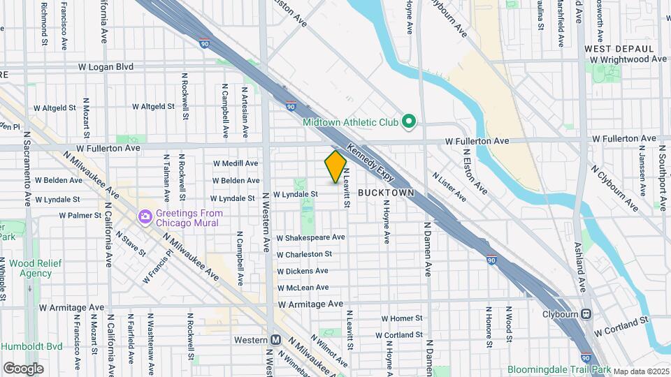 2214 W Lyndale St Map and Location Details