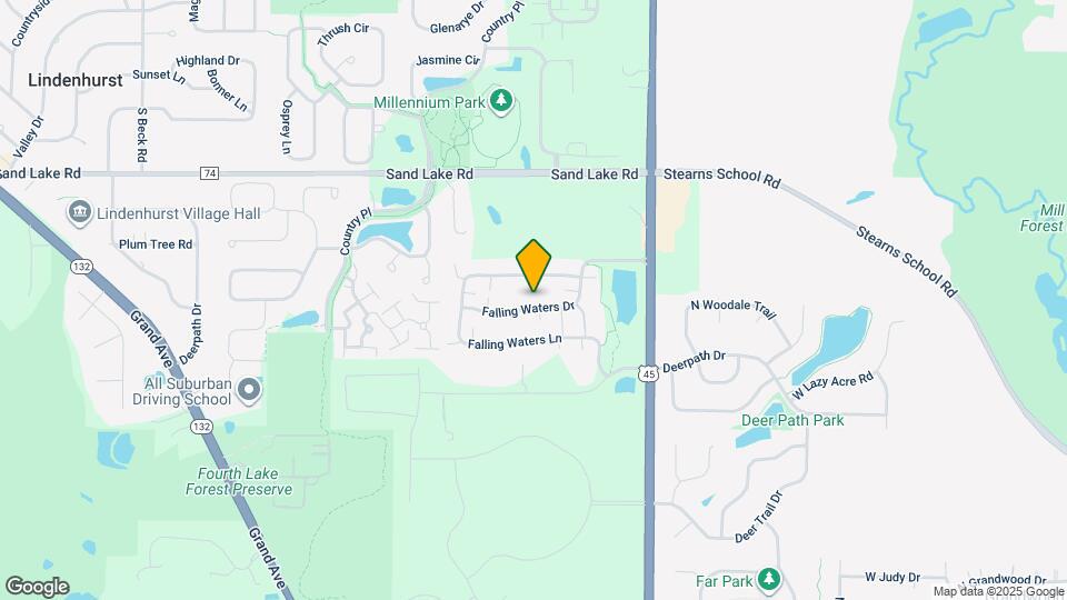2898 Falling Waters Dr Map and Location Details