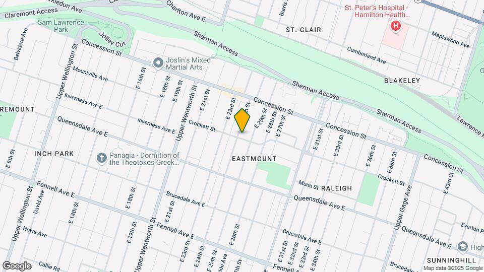 61 E 24th St Map and Location Details
