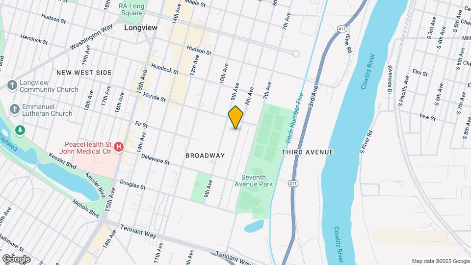 1047 8th Ave, Unit 201 Map and Location Details