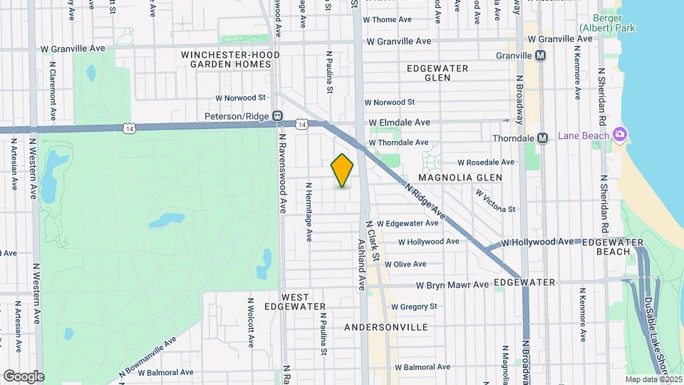 5827-5829 N Paulina St Mapa y Detalles de la Ubicación